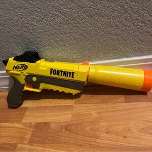 Nerf Fortnite Yellow and Orange Dart Blaster